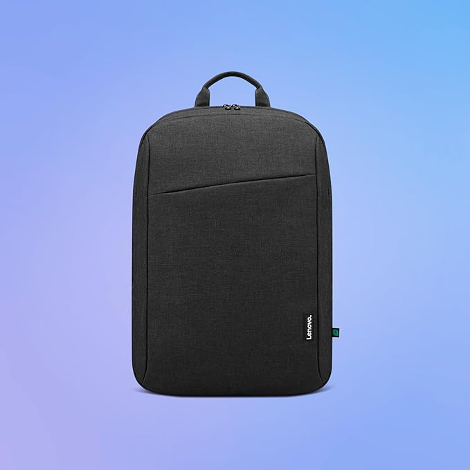 Lenovo 16” ECO Laptop Backpack - B210 - Travel Pack for Laptop or Tablet, Durable, Water-Repellent, Made from Recycled Material, Lightweight, Sleek Design for Travel, Business, Casual Backpack - Black