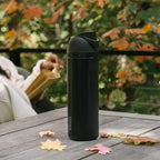 Owala FreeSip Insulated Stainless Steel Water Bottle with Straw, BPA-Free Sports Water Bottle, Great for Travel, 24 Oz, Lost Signal