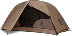 OneTigris COSMITTO 2 Person Backpacking Tent Shelter- Free Standing Lightweight Waterproof 3 Season Camping Tent for Outdoor Hiking Mountaineering