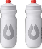 HydraPak Breakaway Surge Lightweight Bike Water Bottle 2-Pack (20oz, 25oz, 30oz) - High Flow, Cycling & Sports Squeeze Bottle