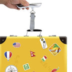 Alasum Digital Luggage Weight Scale Portable Handheld Electronic Travel Suitcase Scale with 50kg Capacity and Retractable Tape for Accurate Baggage Weighing