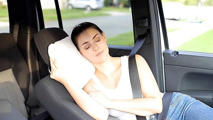 ProComf Travel and Camping Mate/Baby/Kid's/Teen's/Adult's Memory Foam Pillow (Snow White with 4-Holidays Covers)