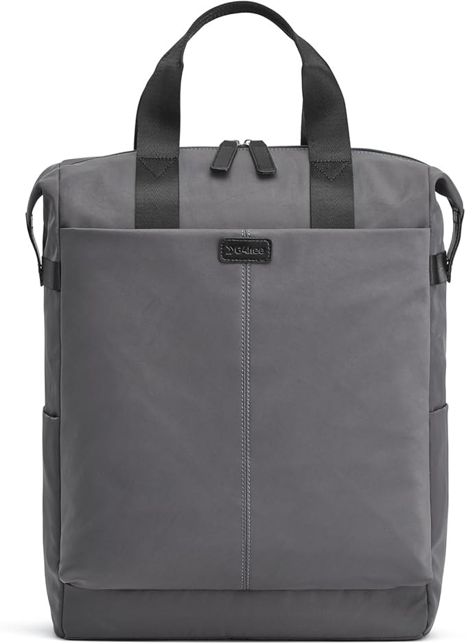 G4Free Protective 16" Laptop Backpack, Large Work Bag for Men Women, Slim Casual Backpacks for Travel, College, Business, Dark Gray