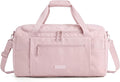 BAGSMART Travel Duffel Bags for Women, 32L Gym Duffle Bag with Laptop Compartment, Carry On Weekender Overnight Bag, Shoe Bag, PVC Wet Pocket, Pink