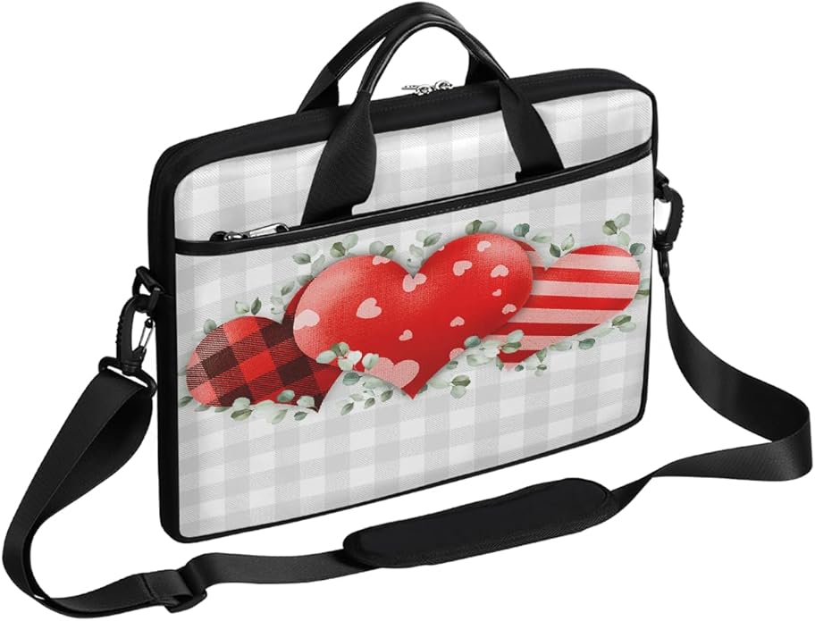 Laptop Shoulder Bag for Women Men, Waterproof Computer Case Messenger Bag Briefcase for Business Office Travel