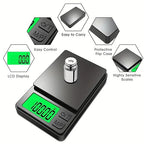 Travel Luggage Weight Scale - 4pcs Digital Pocket Scale 1000g/0.1g with Backlight LCD, Mini Handheld Scale for Food & Jewelry - Precision Measuring Tool (1 0.1g 1000g)