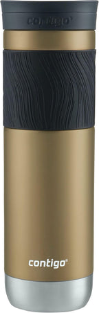 Contigo Byron 2.0 Stainless Steel Travel mug with Snapseal Lid and Grip, 24oz, Chardonnay, BPA Free and Leak Proof