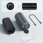 Portable Charger Laptop Power Bank With AC 100W Outlet,65W PD External Battery Pack Charger,Universal 98Wh/27000mAh lightweight Charger Power Station for Outdoor,travel,Camping,Home Office Emergency