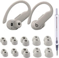 10 Pairs for Beats Powerbeats Pro 2 Ear Tips with Cleaning Kit, Non-Slip Soft Silicone Fit in Case Beats Earbuds Replacement Tips for Beats Powerbeats Pro 2 - Quick Sand
