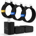 iPhone 17 16 Pro Max Charger Fast Charging, Super Fast USB C Chargers for iPhone 17 (6FT+6FT+10FT) Type C Chargers Cord with Fast Charger Block for iPhone 17/16/15 Series/iPad/ GalaxyS26/S25 Black