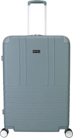 Jessica Simpson Countryside 2-Piece Set (21" & 30") Expandable 8-Wheel Spinner Large Checked Luggage Suitcase, Chinois Green