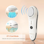 TOUCHBeauty Face Massager Hot and Cold, 42℃/6℃ Vibration Device for Smoother Tighter Face, Portable Facial Lifting Tool for Women, Perfert for Travel, Home