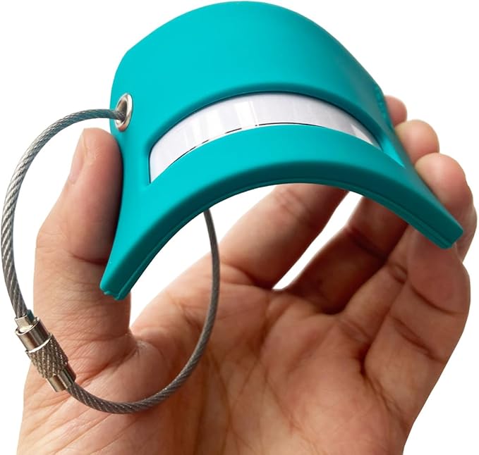 Silicone Luggage Tag with Name ID Card Perfect to Quickly Spot Luggage Suitcase
