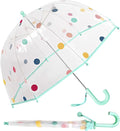 Kids Clear Umbrella for Rain Dome Bubble Umbrellas Windproof for Kids Boys and Girls