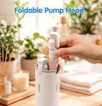 4 in 1 Travel Dispenser Bottle, 4-in-1 Refillable Travel Dispenser Bottles, 4 Pack 30ML Travel Bottles for Toiletries, 2026 New Portable Travel Containers for Shampoo Lotion Conditioner (White)
