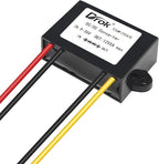 DROK DC-DC Stabilizer, 9V-36V to 12V Boost Buck Converter 5A 60W Waterproof Auto Step Up Down Voltage Regulator 12V Volt Transformer for Car Audio Solar Power System LCD Television LED Display Screen