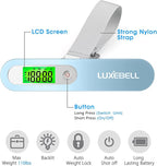 Digital Luggage Scale Vacation Travel Essentials Accessories Gifts for Traveler Portable Suitcase Handheld Weight Scale 110 lbs Hanging Baggage Travel Must Haves