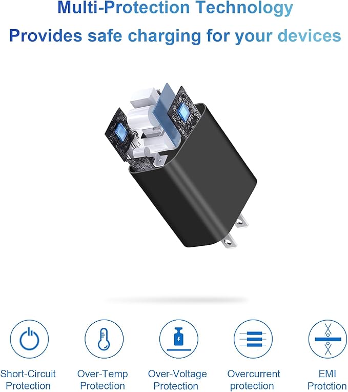 iPhone Charger Fast Charging USB C Charger Block Type C Charge iPad with 6FT C Chargers Cord Compatible with iPhone14/14 Pro Max/13/13Pro/12/12 Pro/11,iPad(Black)