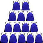 Grneric Drawstring Bags Bulk 14 Pcs Drawstring Backpack Bulk Cinch Bag Sackpack for Men Women Gym (Navy Blue)