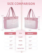 Wandering Nature Puffer Tote Bag with Cup Holder & Laptop Compartment & Trolley Sleeve for Travel, Work, Nurse, Women