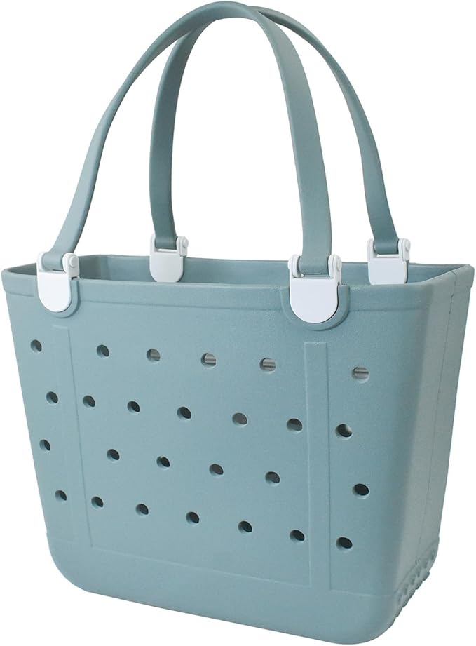 Lightweight Extra large Rubber Beach Bag Small mini Tote Bag for Gym Waterproof medium Open Handbag for Pool Sports