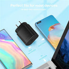 25W Super Fast Charger Type C Wall/Car Charger Combo Kit for Samsung Galaxy S26 S25 S24 S23 S22 S21 Ultra Plus A53 A52 A14 A25 A42 A32 Xcover 7 6 iPhone 17 16 15 Pro Max Pixel 10 9 8 Moto USB C Cable