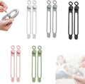 Data Cable Organizer, 2026 Upgrade Silicone Headphone Organizers, Silicone Cable Ties Reusable Cable Management Organizers Multipurpose Elastic Cord Organizer for Bundling and Fastening Cables (10Pcs)