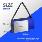 C&F BOGMOST Small Travel Duffel Bag Foldable Waterproof Gym Bag for Gym Beach Swim Bag Men Women Duffle Bag Lightweight Oxford Cloth Sports Bag -Blue