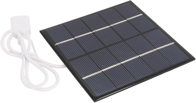 Akozon 1.2W 5V Portable Solar Panel Charger for Phones & 3.7V Batteries – Lightweight Polycrystalline Silicon Power Bank Solution
