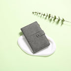 RFID Blocking Leather Passport Wallet Cover Case with Pen and Card Slots Travel Wallet for Women/Men Travel Must Haves Accessories