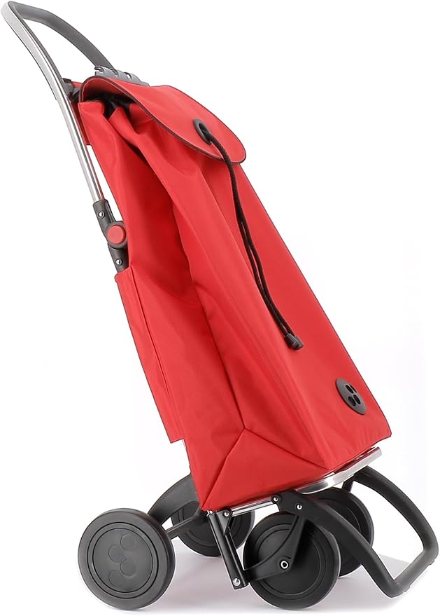 Rolser I-Max MF 4 Wheel Foldable Shopping Trolley - Red