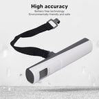 Digital Luggage Scale, 110 Lbs High Accuracy Hand Shaking Self Powered Hanging Baggage Scale with LCD Display, Portable Suitcase Weighing Scale for Home, Office, Travel, Picnics