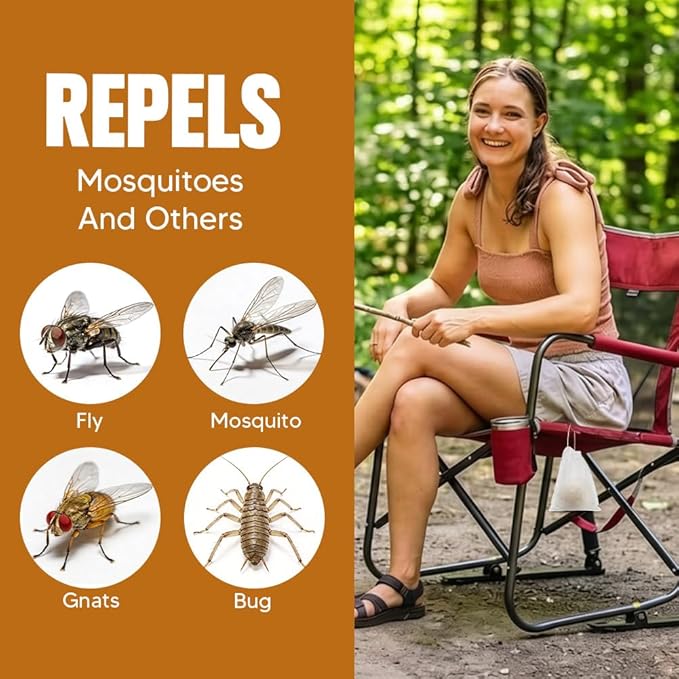 AUDQQM Mosquito Repellent Outdoor Patio, Mosquito Repellent Balls Indoor, Mosquitoes Deterrent for Yard, Mosquito Control, Keep Mosquito Away for Room/Porch/Camping, Effective for 60 Days-8P