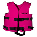 TRC Recreation Super Soft Child Life Jacket USCG Approved Vinyl Coated Foam Swim Vest for Kids Swimming Pool and Beach Gear