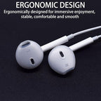 EKIND 4 Pcs Ear Cover Tips Anti-Slip Silicone Soft Replacement Sport Earbud Tips Compatible for iPhone 7 / 6S / 6 Plus / 5S / 5C / 5 Headphones Earphones Protective Accessories (White)