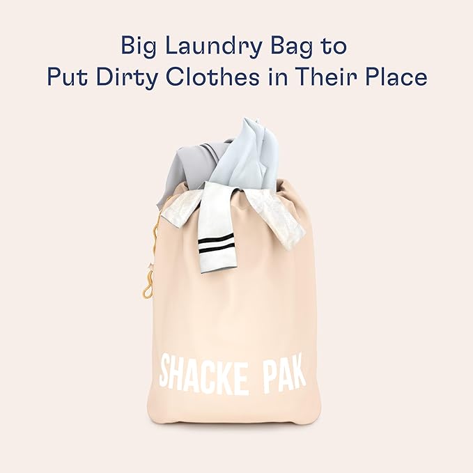 Shacke Packing Cubes for Travel 5 Set - Premium Luggage Organizer Bags - Versatile Travel Organizer for Women and Men - Optimized Packing Bags - Travel Essentials (Cream)