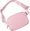 Belt Bag for Women Fanny Pack Crossbody Bags for Women Fashion Waist Packs with Adjustable Strap Gifts for Teen Girls Women Men (Pink)