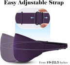 Fygrip 3D Eye Mask Sleep Mask for Men & Women, 100% Pressure-Free & Light Block-Out Eye Mask for Sleep with Easy Adjustable Strap, Night Eye Cover for Travel, Purple