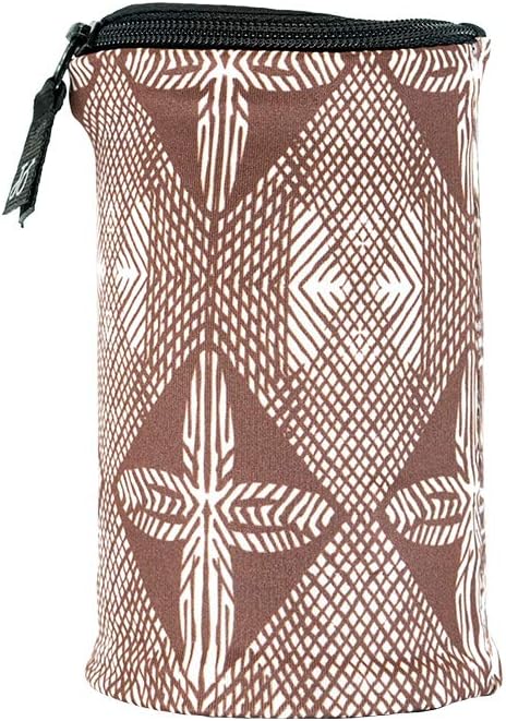 Travel Wrist Wallet Pouch With Zipper Pocket For Cash, Cards, Money. Made For Travel, Running, Walking & Hiking - Maui Brown/Black