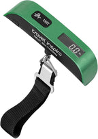 travel inspira Luggage Scale, Portable Digital Hanging Baggage Scale for Travel, Suitcase Weight Scale with Rubber Paint, Temperature Sensor, 110 Pounds, Battery Included