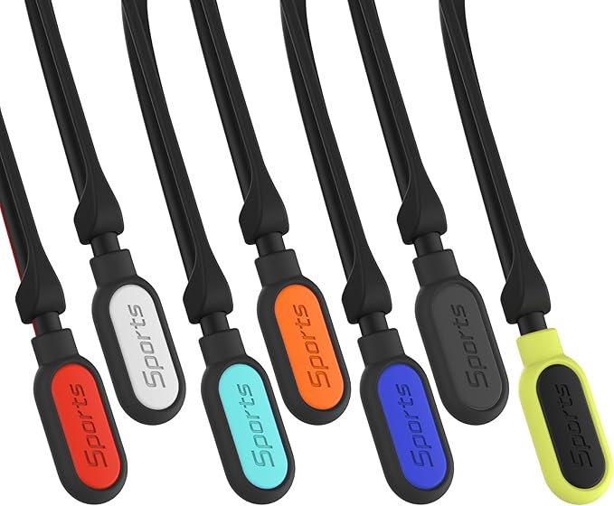 Ultra Strong Magnetic Compatible Airpod Pro Strap Anti-Lost Cord Sports Lanyard Compatible with Airpods 4 3 2 1 Pro 3 2 1, Black with Dark Blue
