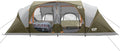 CAMPROS CP Tent 12-Person-Camping-Tents,3 Room Family Tents,Waterproof Windproof Family Tent with Top Rainfly,6 Large Mesh Windows,Double Layer,Easy Set Up, Portable with Carry Bag-20' x 9' x 72"(H)