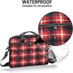 Laptop Shoulder Bag for Women Men, Waterproof Computer Case Messenger Bag Briefcase for Business Office Travel