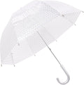 Capelli New York Adult Umbrella, Clear Umbrella for Rainy Days, Travel Essentials, Must-Have College Dorm Essentials