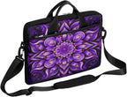 Laptop Shoulder Bag for Women Men, Waterproof Computer Case Messenger Bag Briefcase for Business Office Travel