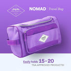 Convenience Kits International Women’s Super Premium 30 PC Travel Kit Featuring: Ensemble of Travel-Size Hair Care and Body Products in Large Toiletry Bag (802) (Purple)