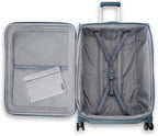 Samsonite UpLIFT Lightweight Large Checked Softside 3-Piece Luggage Set with Spinner Wheels - Expandable - Airline-Approved, Polyester Soft Suitcase for Ultra Light Travel - Elemental Blue