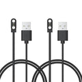 Meliya 2Pack Charger Cable for TOZO S7 S6 S5 S4 S3 S2 Smartwatch Charger, Replacement Charging Cable Cord for TOZO Smart Watch Charger