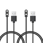 Meliya 2Pack Charger Cable for TOZO S7 S6 S5 S4 S3 S2 Smartwatch Charger, Replacement Charging Cable Cord for TOZO Smart Watch Charger