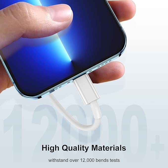 Susnwere Extra Long iPhone Charger Cable 15 ft/5M,[Apple MFi Certified] USB to Lightning Cable15 ft, iPhone Fast Charging Cord for Apple iPhone 14/14pro/13/12/11/11Pro/11Max/ X/XS/XR/XS Max/8/7,iPad